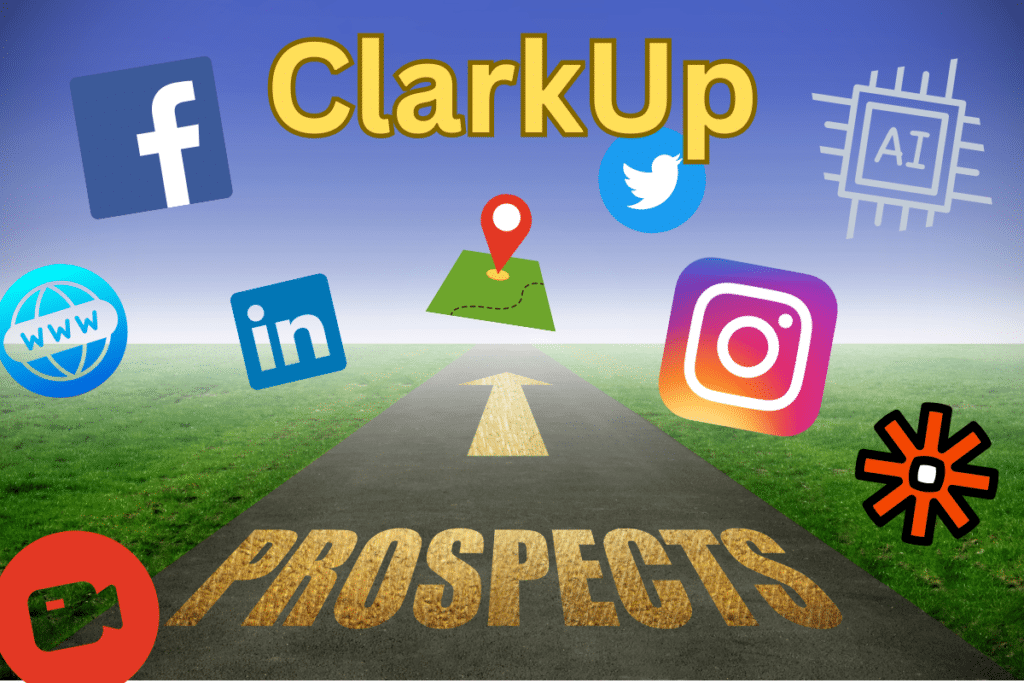ClarkUp saas prospection tool automation ai